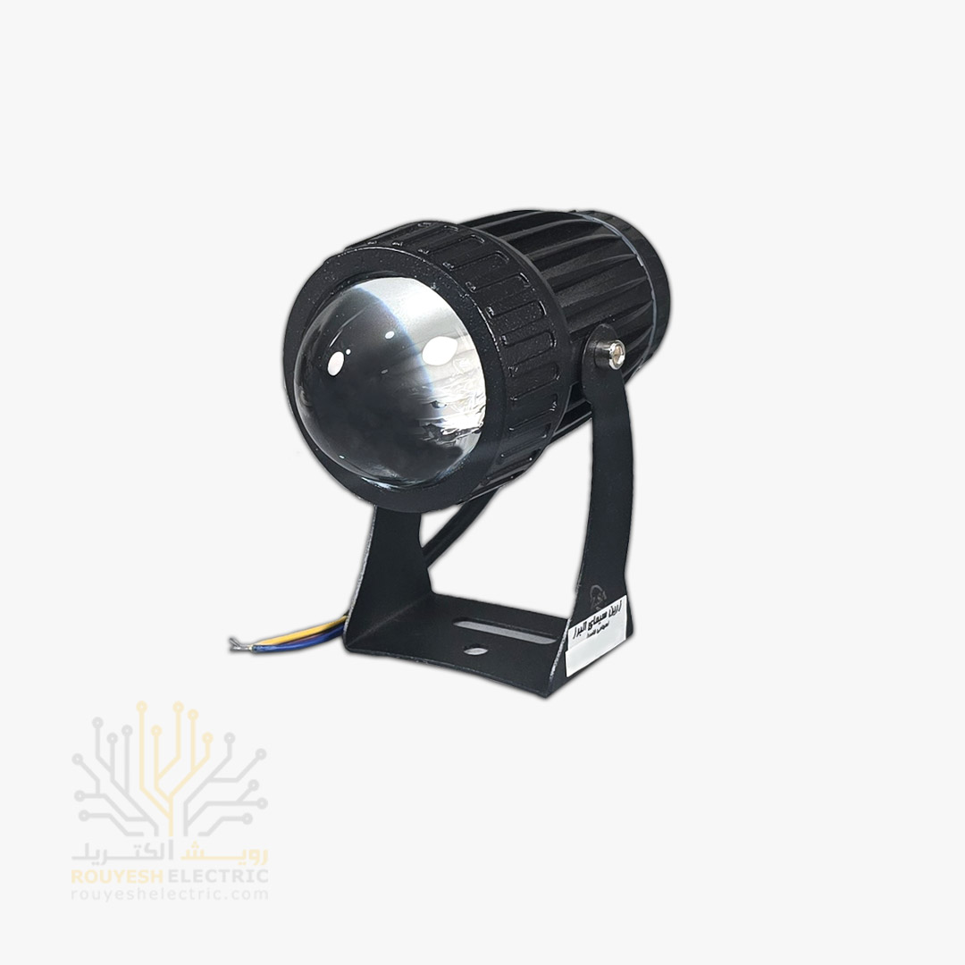 جت لایت 10 وات بدنه مشکی برند زرین سیما مهتابی