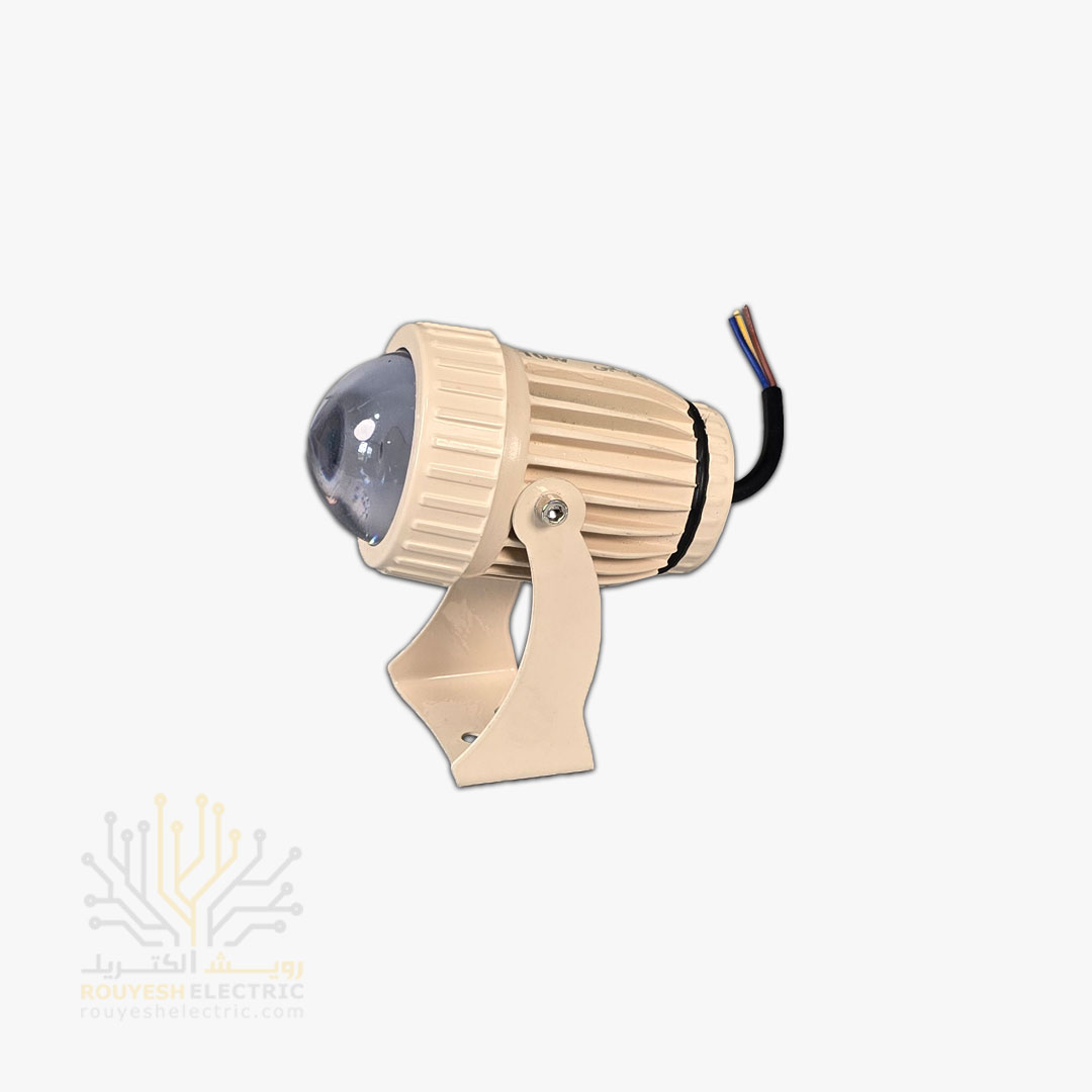 جت لایت 10 وات بدنه کرم برند زرین سیما انبه ای