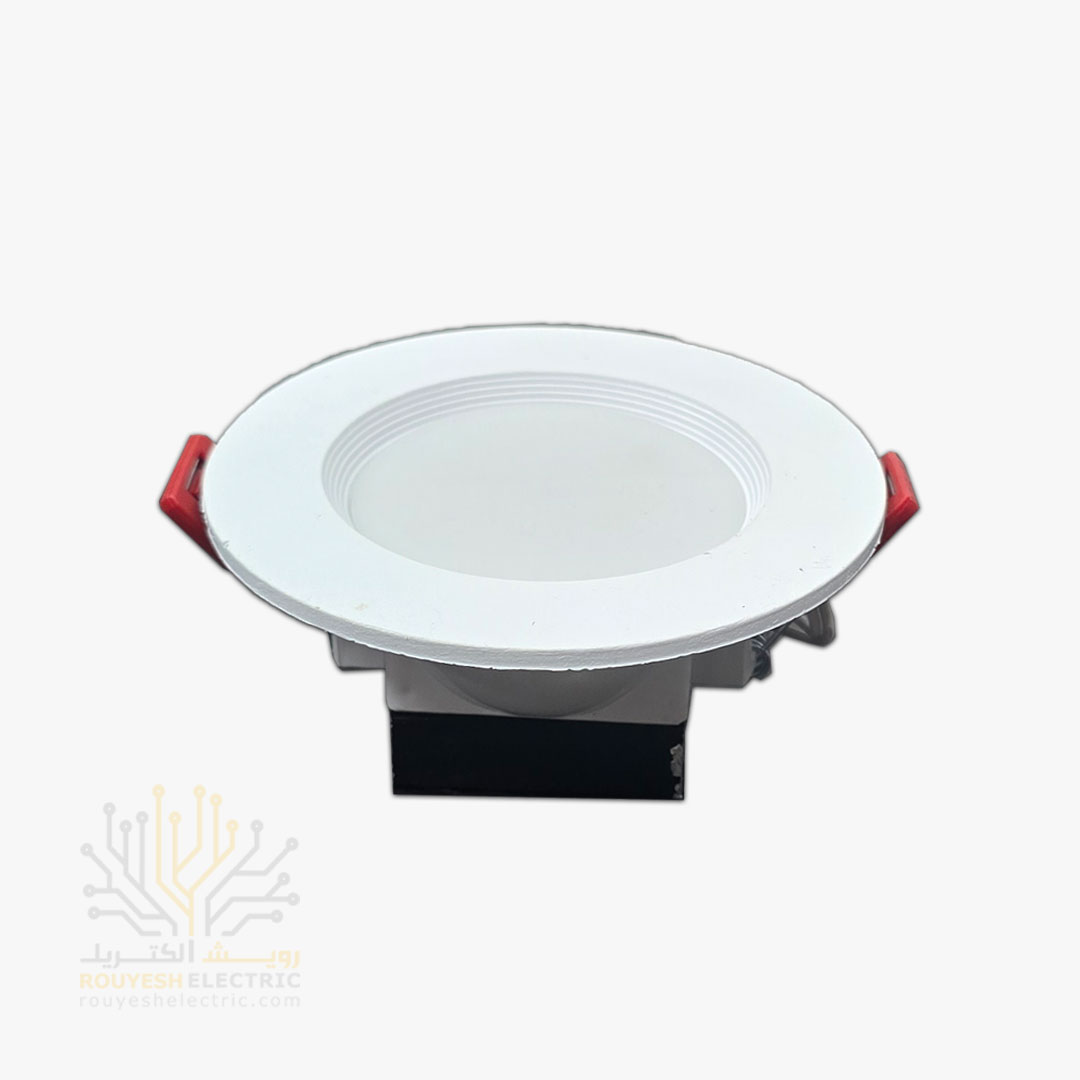 پنل سقفی توکار بک لایت 7 وات برند نوربان رنگ نچرال