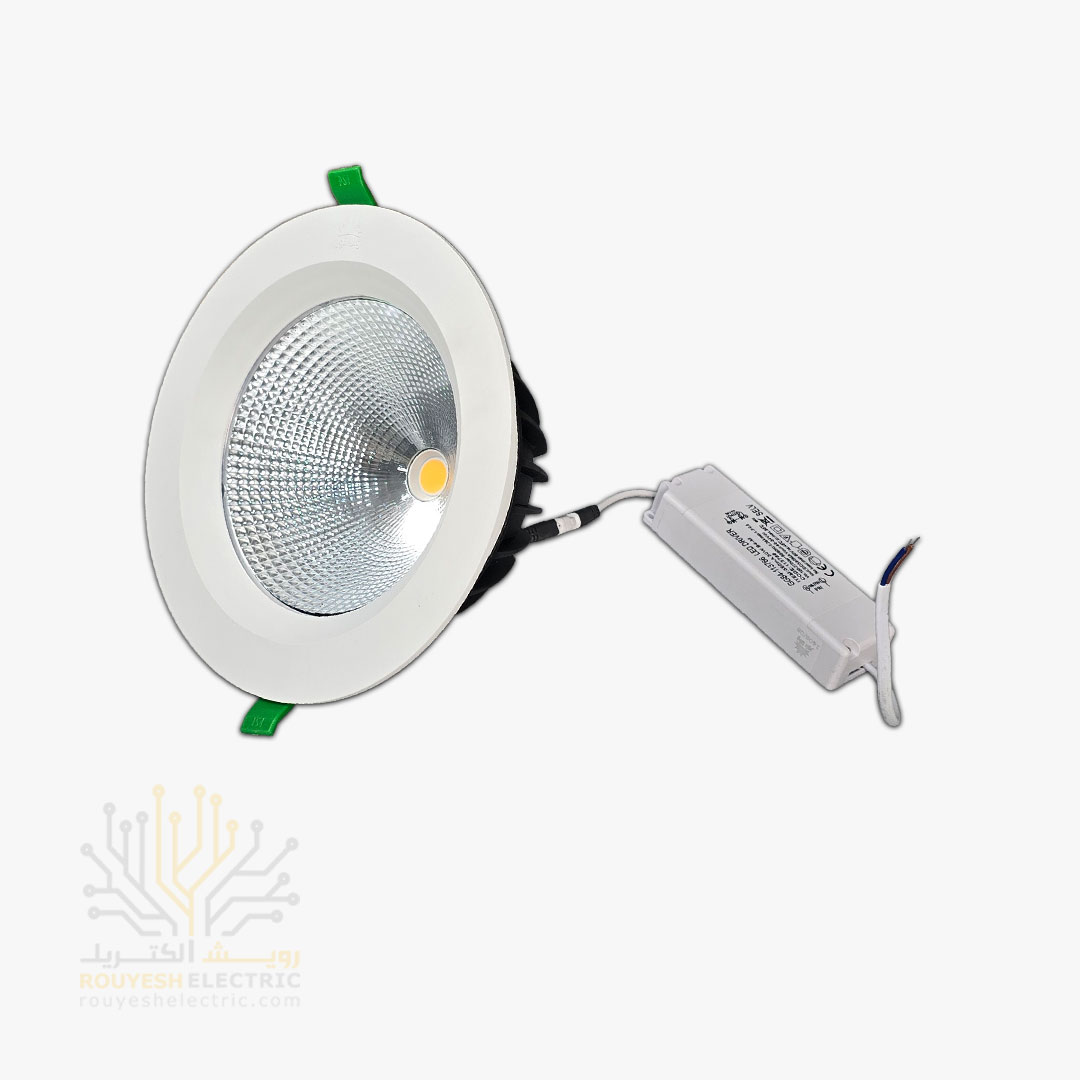 پنل هارمونیک 30 وات برند پارس شعاع والانور مدل COB دایره آفتابی