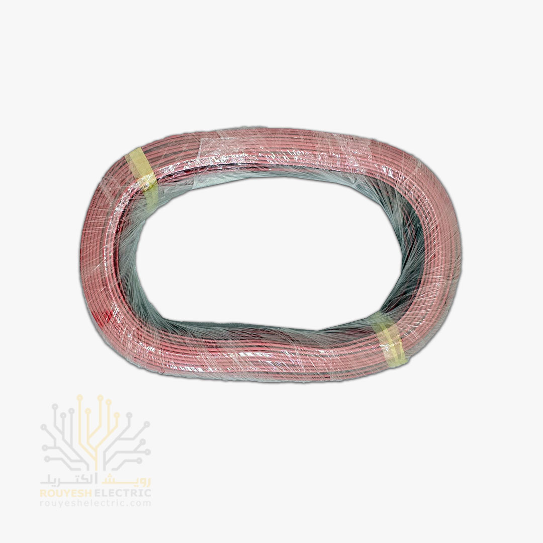 سیم باند و بلندگو مدل مشکی 2 رنگ 2x8 رشته رنگ مس 60 متری