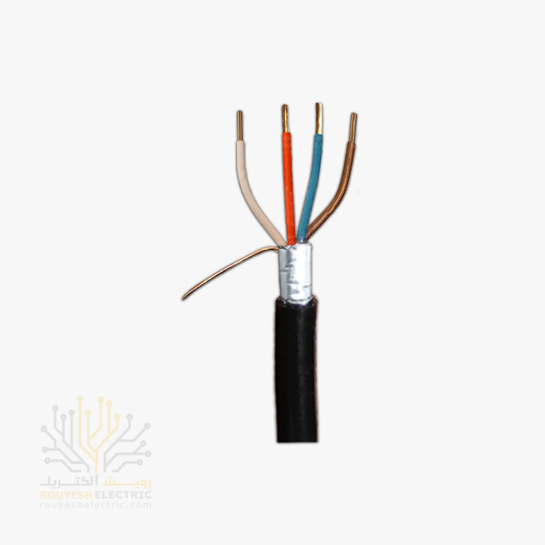 کابل 2 زوجی زمینی برند تک کابل کرمان ضخامت 0/6 کارتن 480 متری