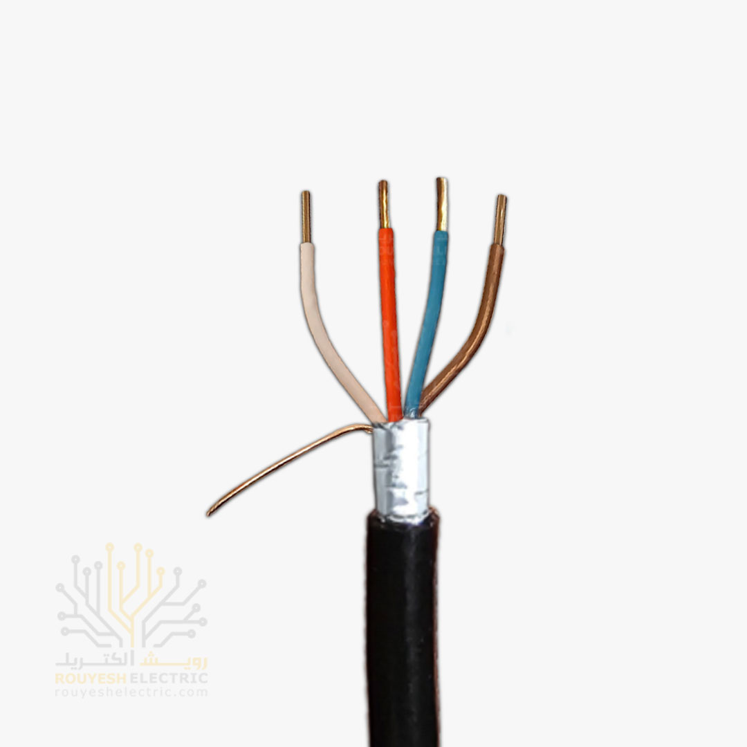 کابل 2 زوجی زمینی برند تک کابل کرمان ضخامت 0/6 کارتن 300 متری
