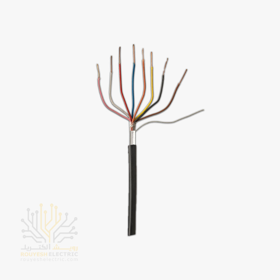 کابل 4 زوجی زمینی برند تک کابل کرمان ضخامت 0/6 کارتن 370 متری