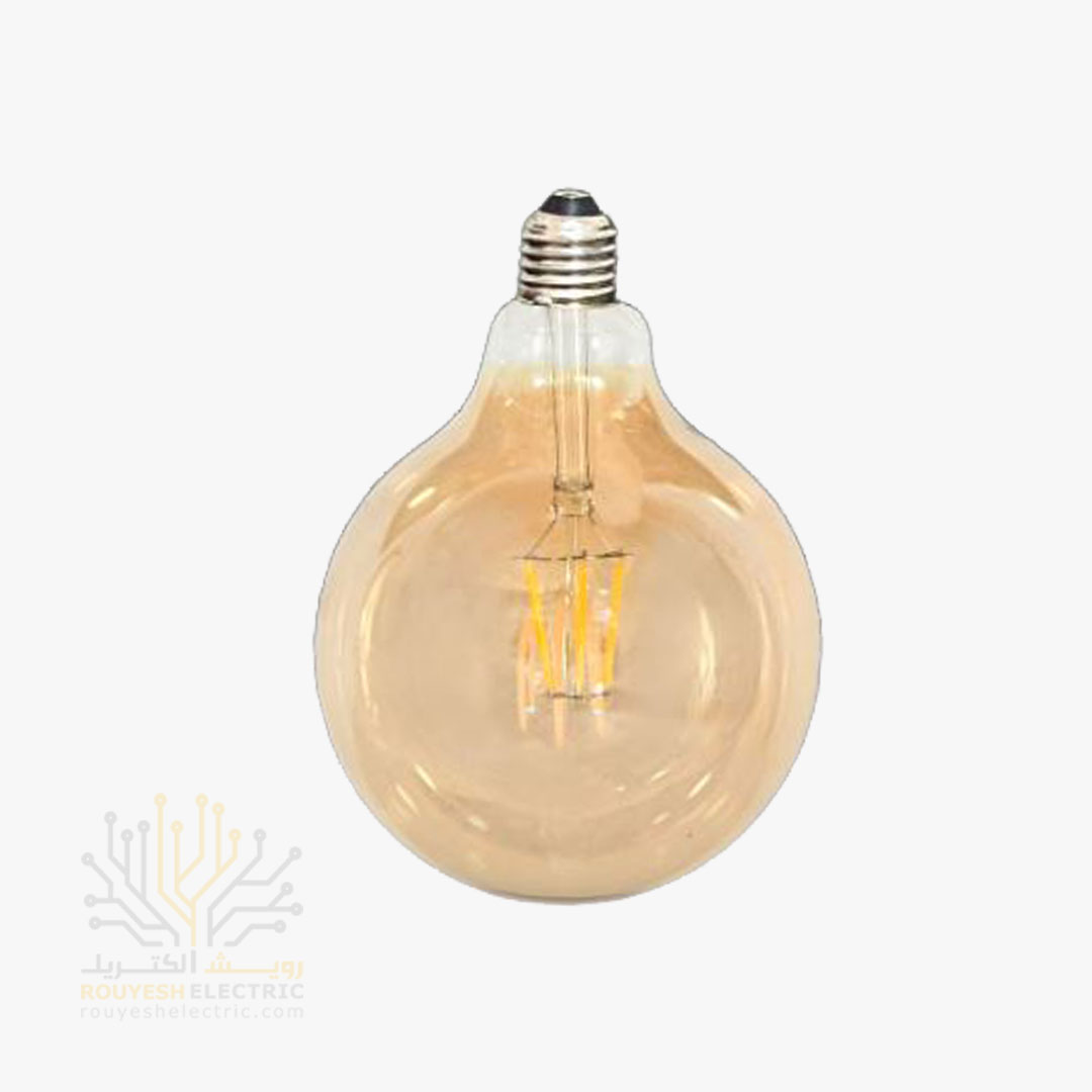 لامپ 6 وات فیلامنتی برند سیلور مدل G125 آفتابی