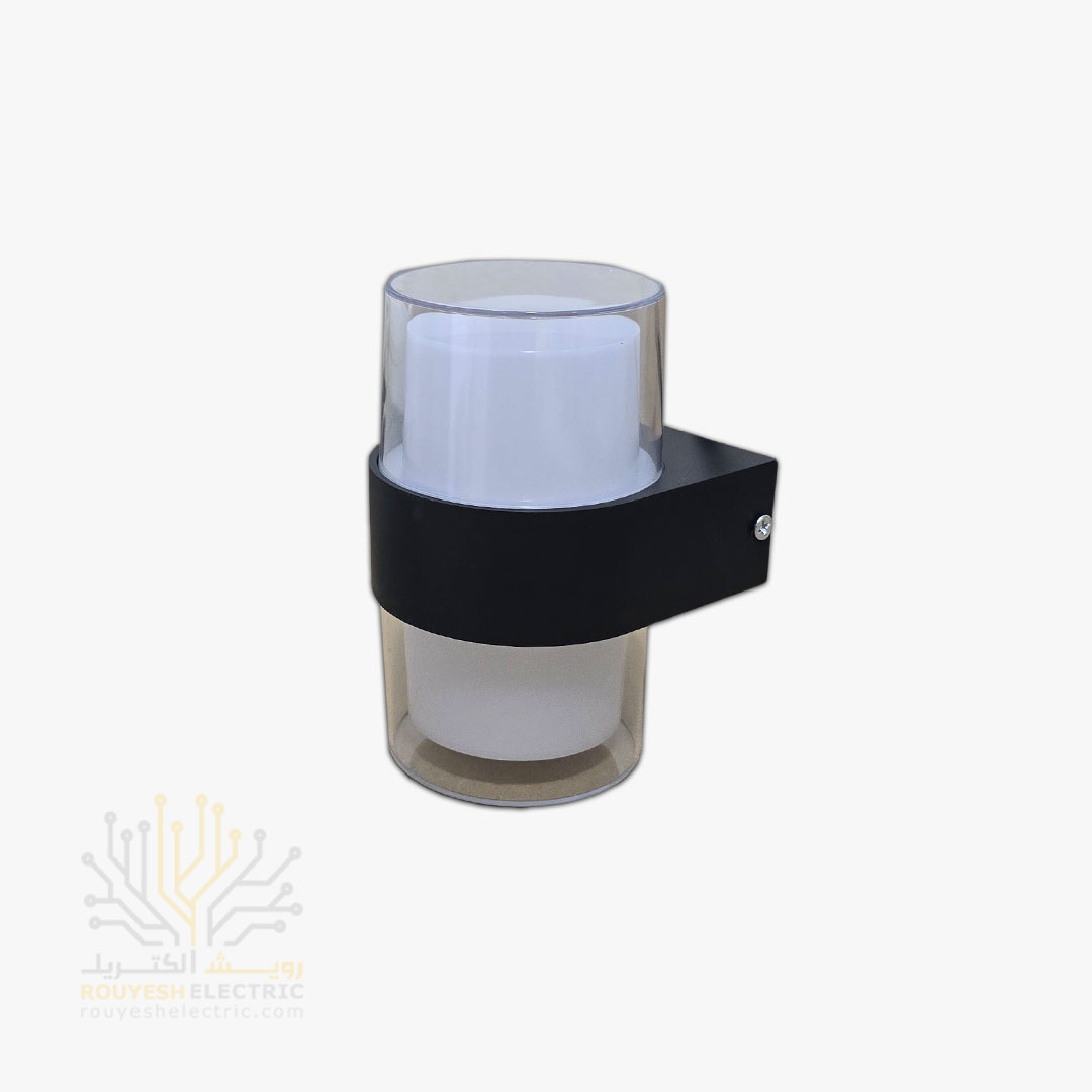 چراغ دیواری دکوراتیو برند فروزش استوانه 10 وات نور آفتابی