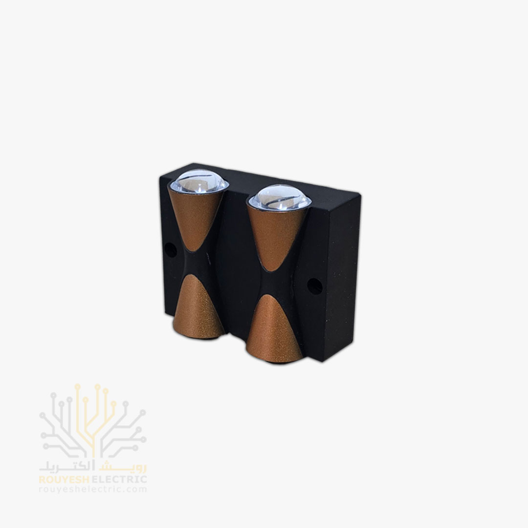 چراغ دیواری دکوراتیو برند فروزش مدل خطی 4 وات نور آفتابی
