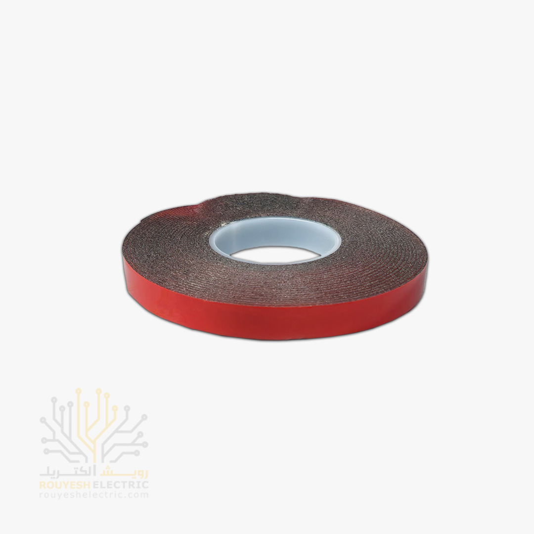 نوار چسب دو طرفه برند آلور عرض 1 سانت 5 متری