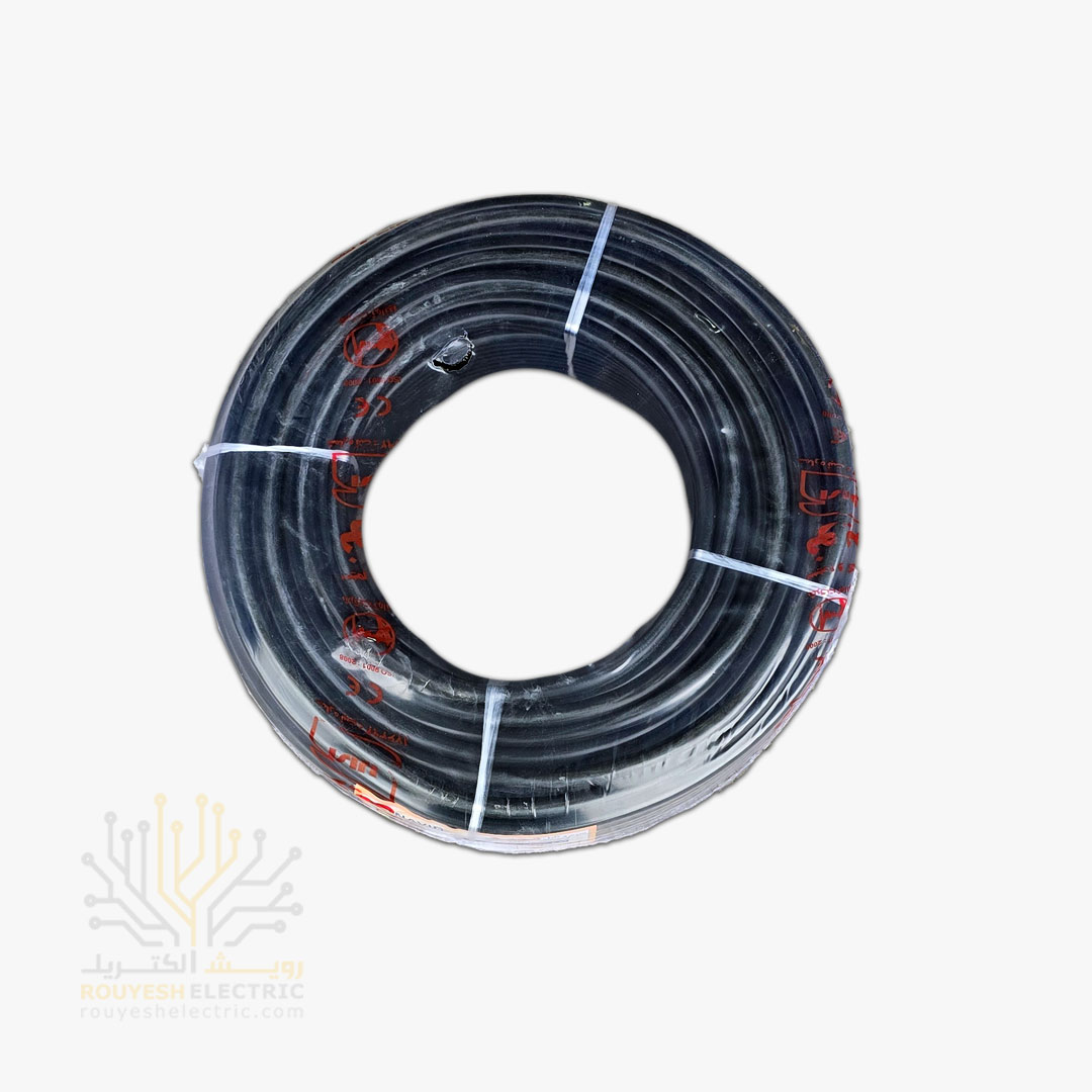 کابل برق نمره 4x2/5 برند نوید استاندارد حلقه 100 متری