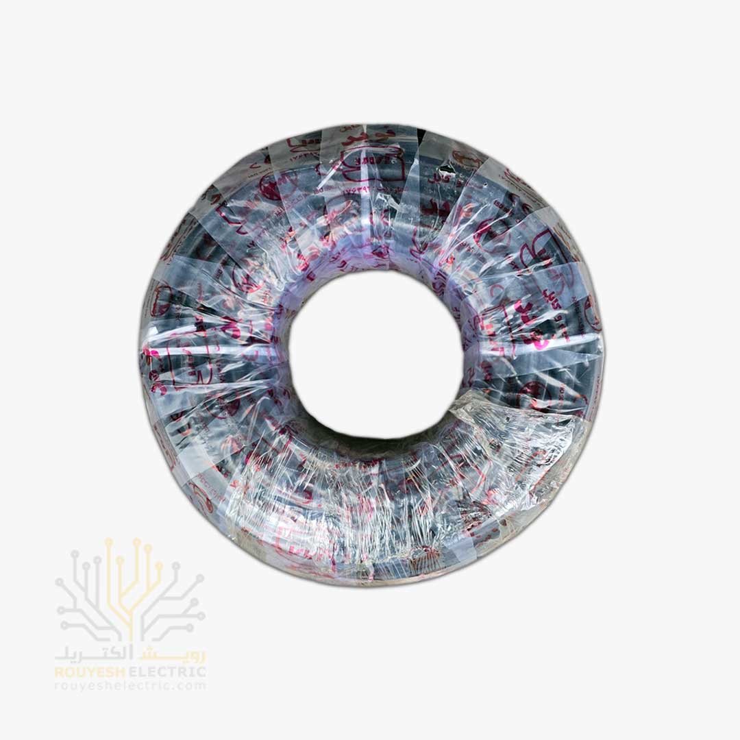 کابل برق نمره 5x6 برند نوید استاندارد حلقه 100 متری