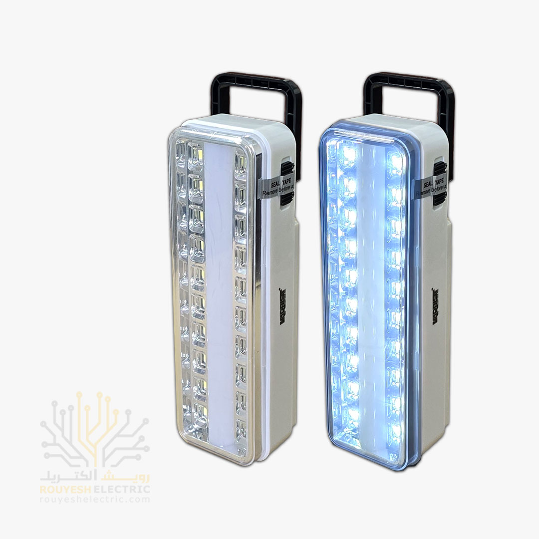 چراغ اضطراری 20 SMD برند کاربیست مدل GL3601 ال ای دی دار دو حالته