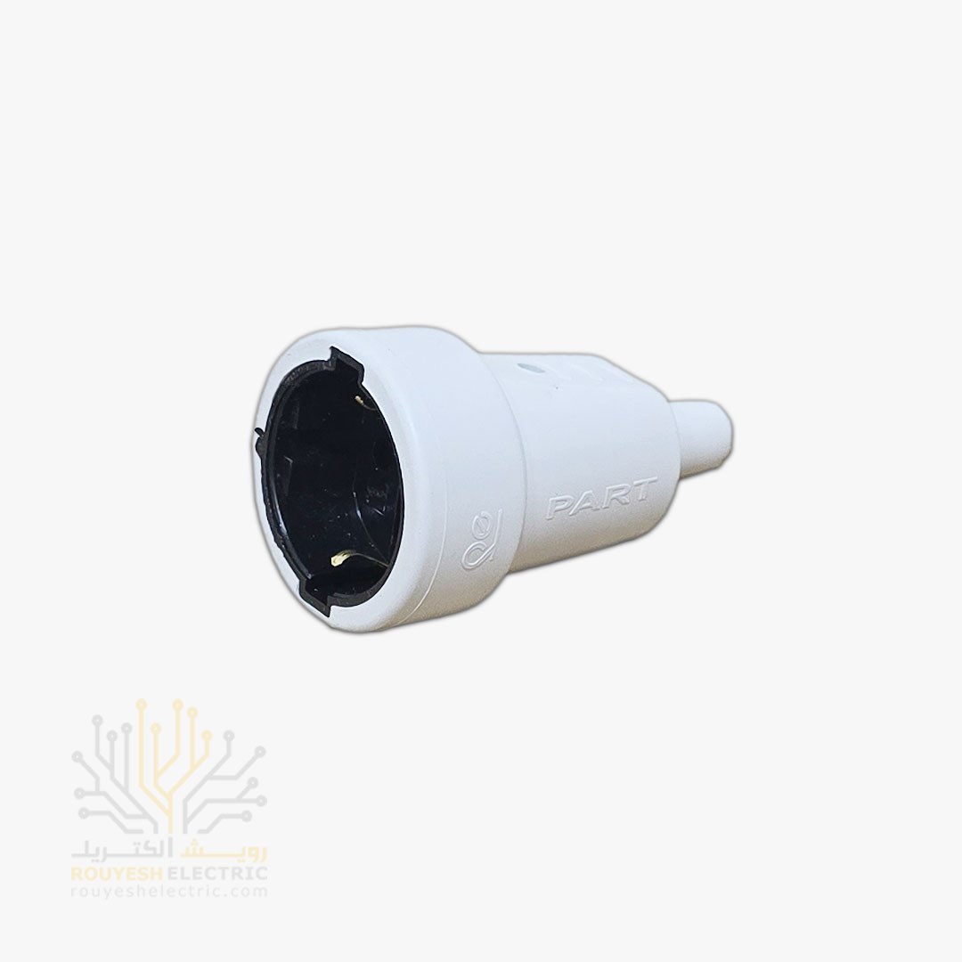مادگی صنعتی برق برند پارت الکتریک بدنه لاستیکی استاندارد رنگ طوسی