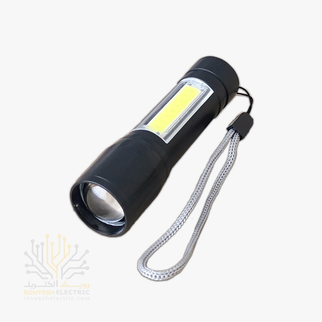 چراغ قوه پلیسی زوم دار تک جعبه کد 511s