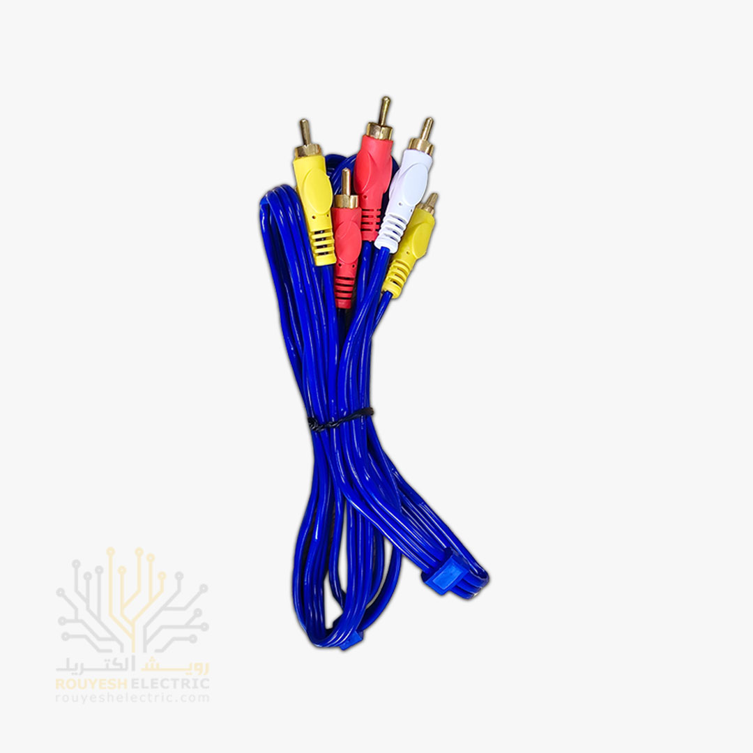 سیم رابط 3 به 3 اعلا برند کاربیست ضخیم بست دار
