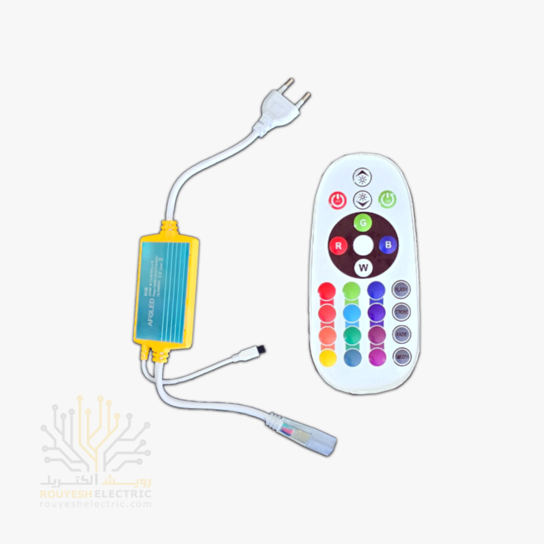 ریموت ریسه RGB بدنه فلز 1500 وات مخصوص ریسه سوزنی