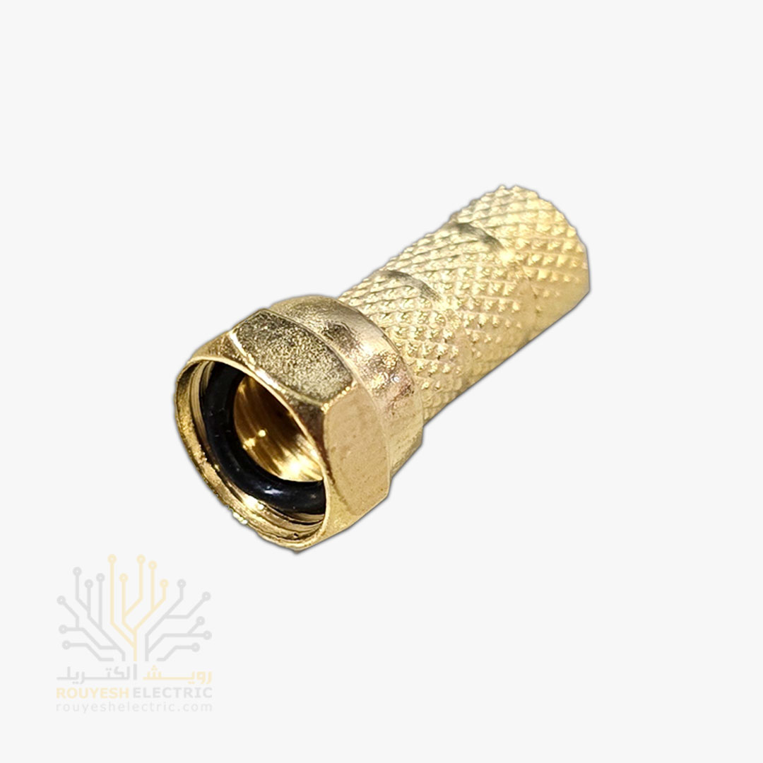 فیش رسیوری طلایی واشر دار 22 میل